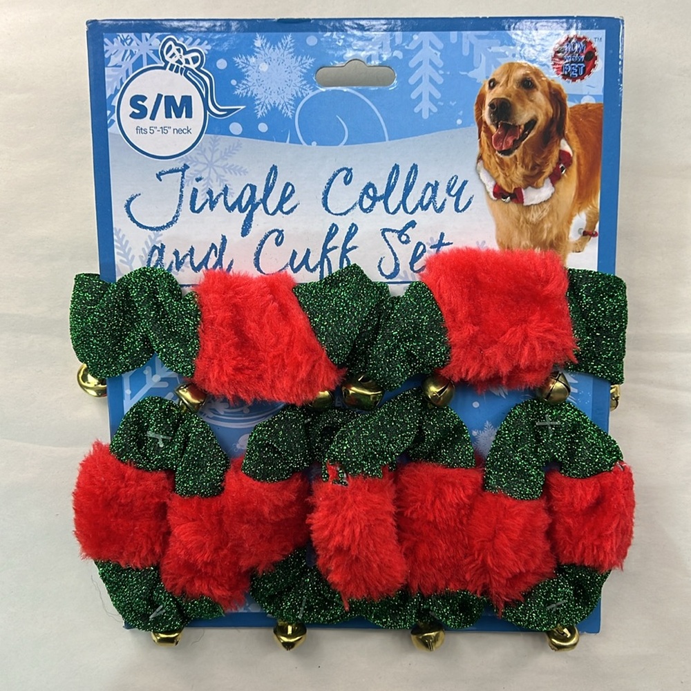 BOW WOW PET Jingle Collar And Cuff Set